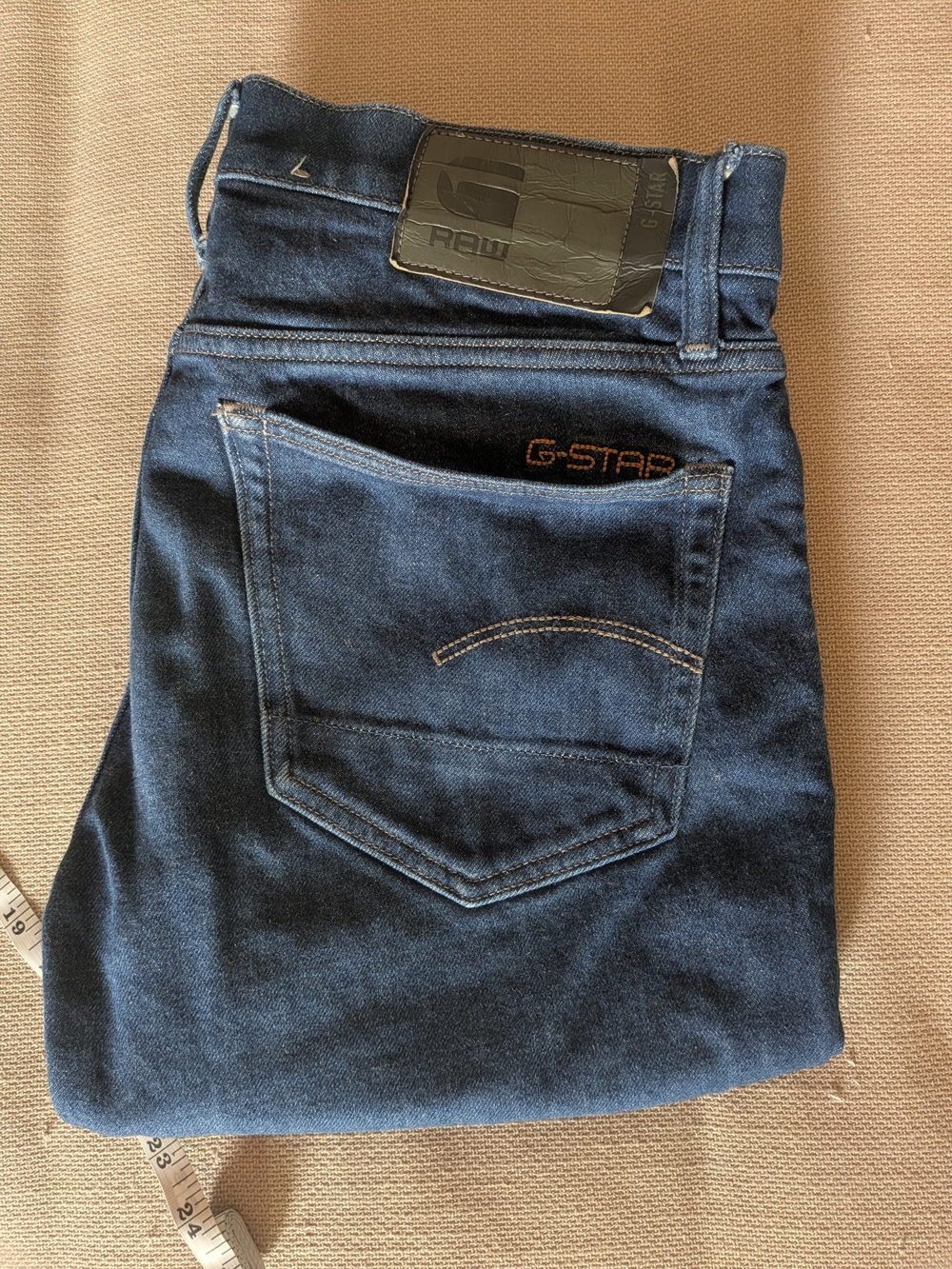 G-Star Raw Slim Straight Jeans in Deep Blue